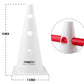 Trident 15" Cone with Holes - White