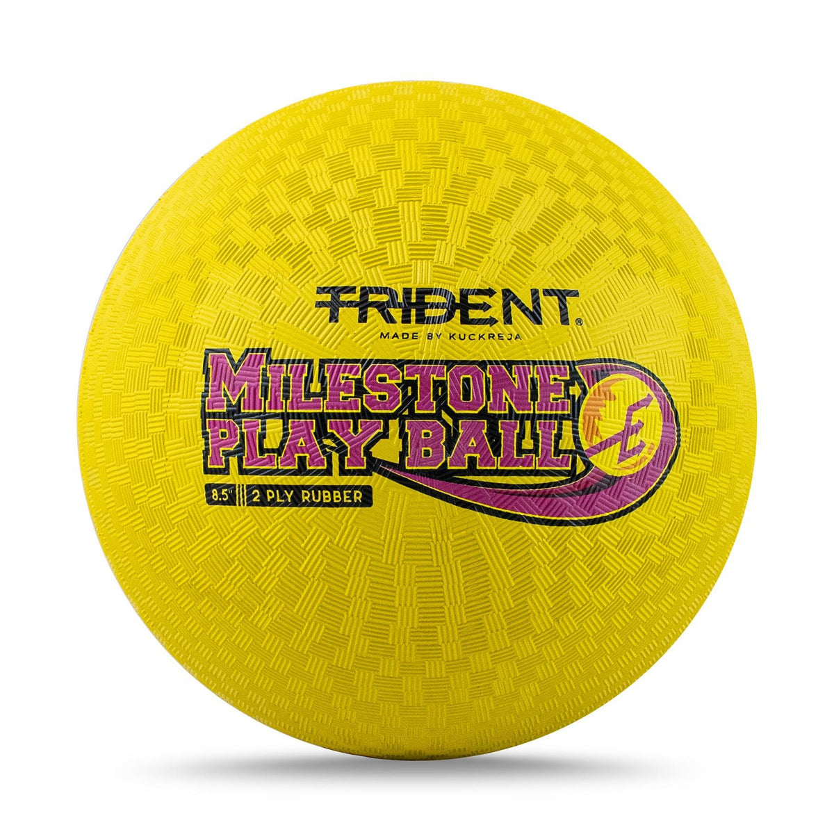 Trident Milestone Playground Ball - Yellow