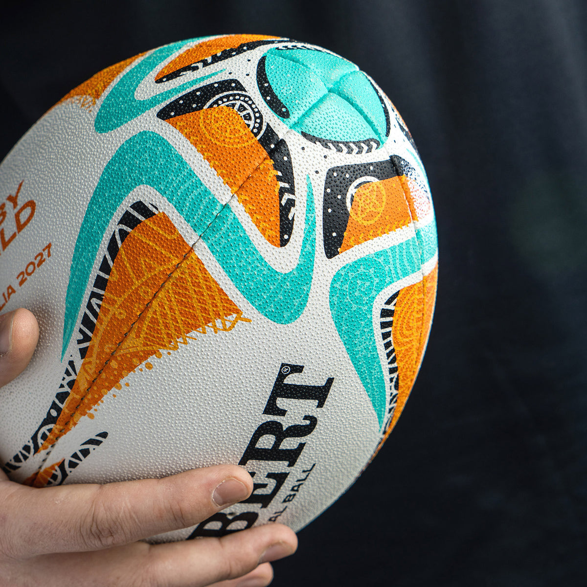 Gilbert RWC 2027 Official Replica Rugby Ball (Size 5, 4)