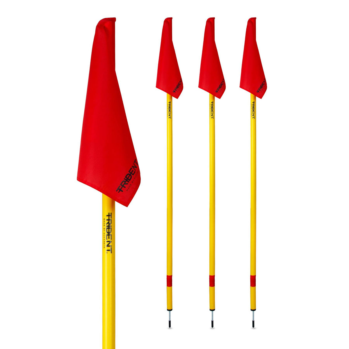 Trident Spare Corner Flags – Set of 4 (Red)