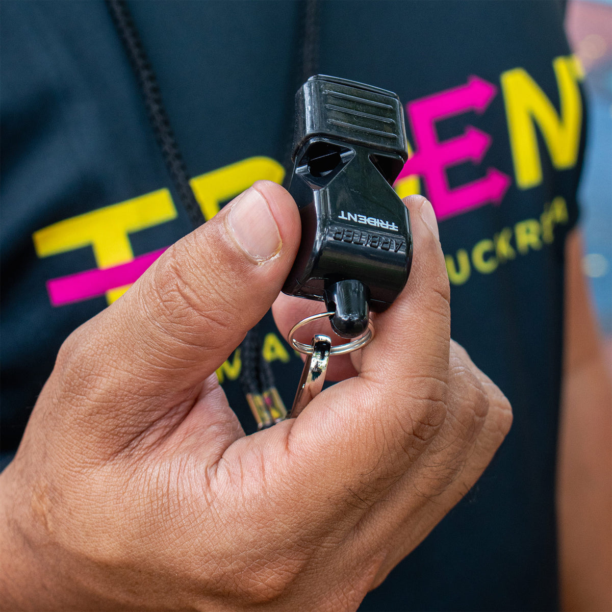 Trident Arbiter SG Whistle with Lanyard