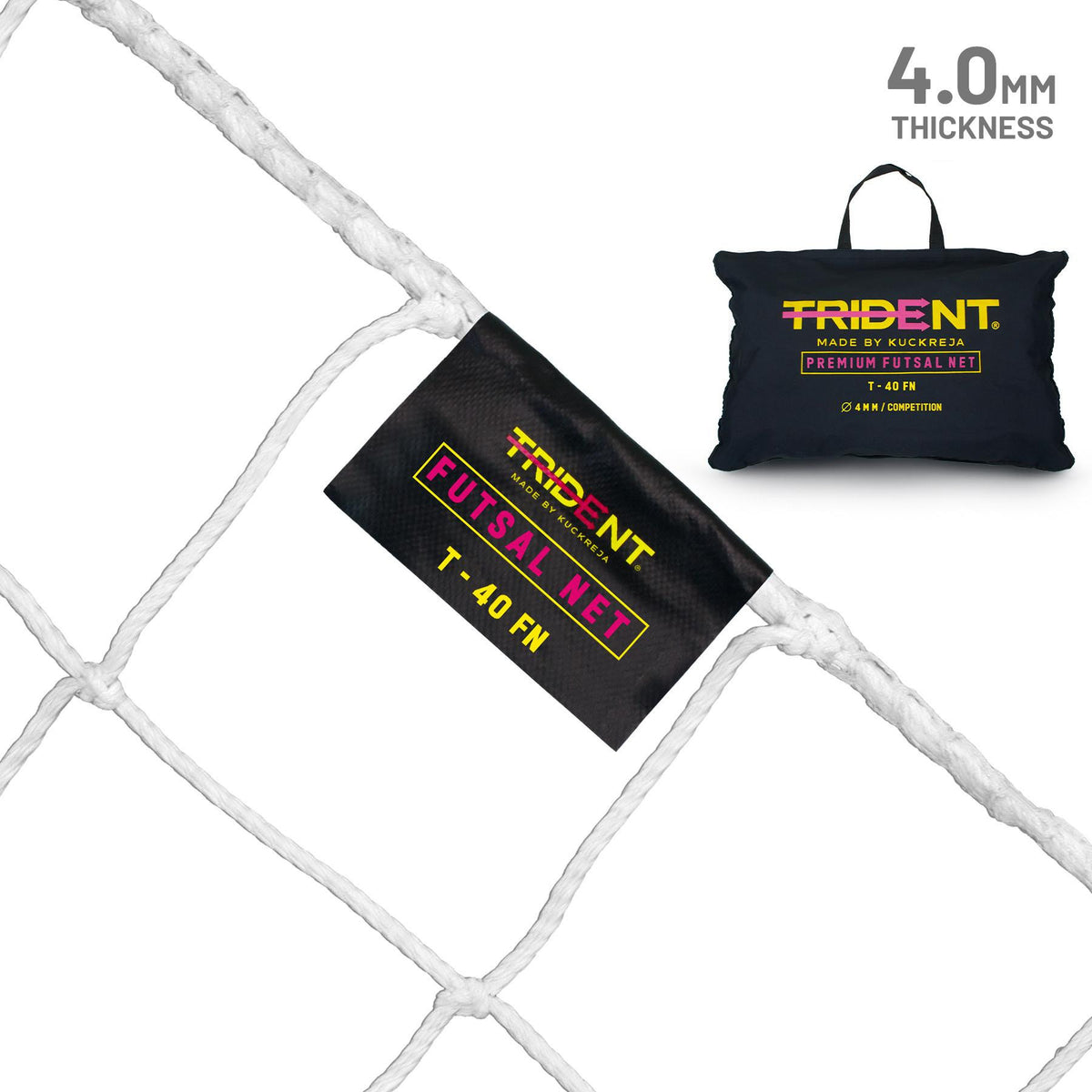 Trident T-40FN Futsal Net (White)