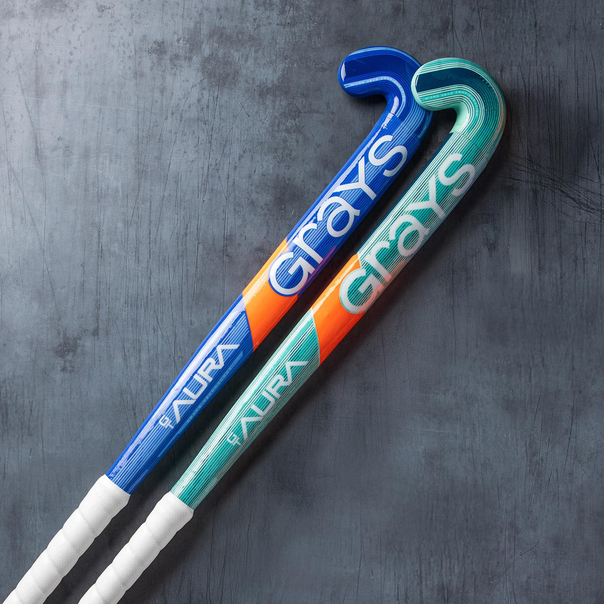 Grays Aura Junior Wooden Hockey Stick - Blue (34")