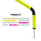 Trident Two-Piece Slalom Pole with Spring - Neon