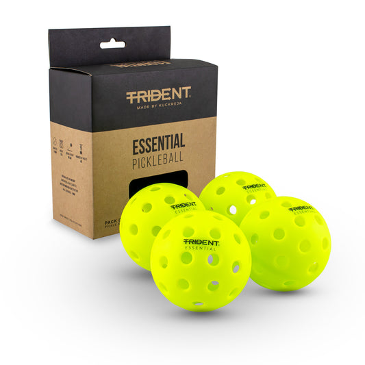 Trident Essential Pickleball Balls - Neon (Set of 4)
