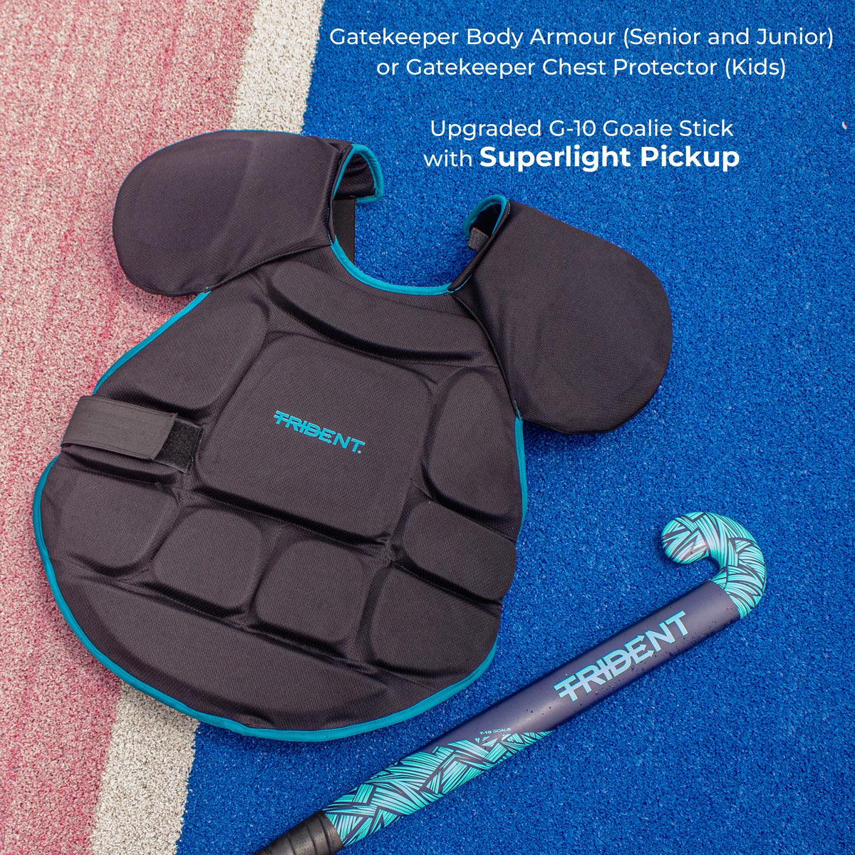 Trident New Gatekeeper 2 Hockey Goalie Set - Junior