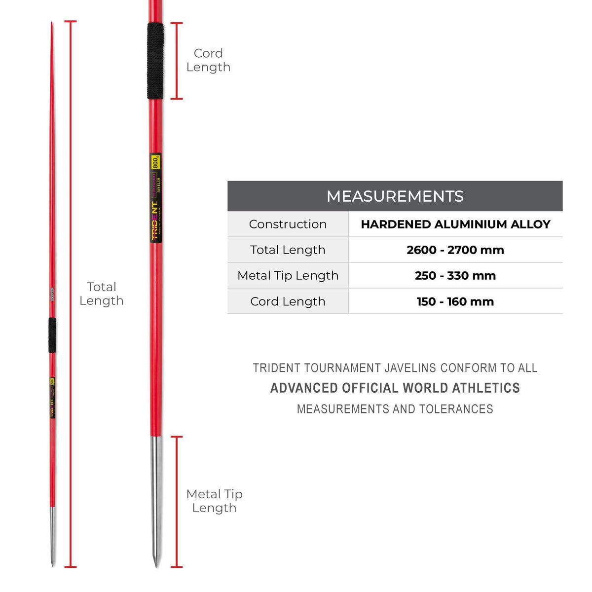 Trident Tournament Javelin - 800g