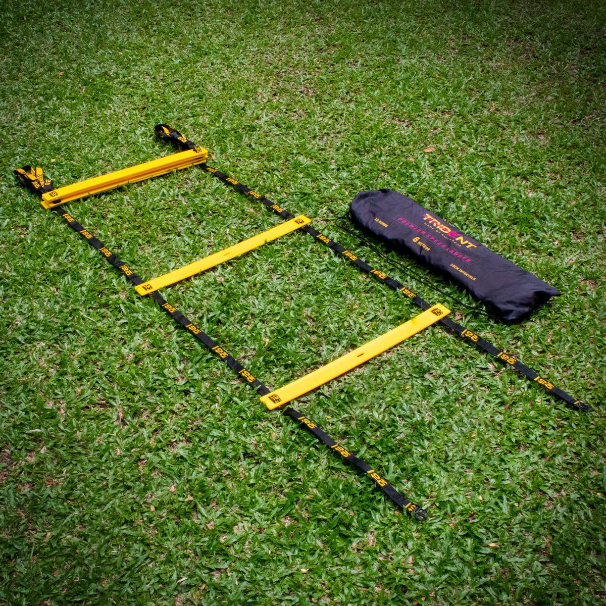 Trident Master Premium Speed Ladder - 6M (Yellow/Black)