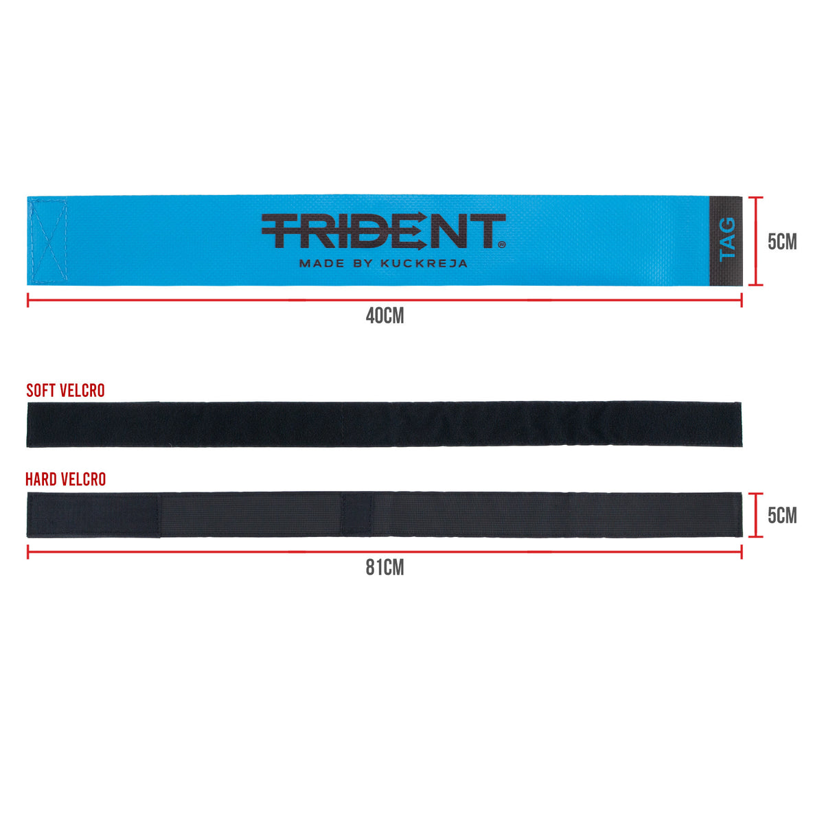 Trident Rugby Tag Belt - Blue