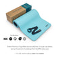 Trident Comfort Fusion Grip Yoga Mat - Light Teal (10mm)