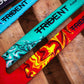 Trident Flow Junior Wooden Hockey Stick - Red