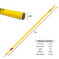 Trident Slalom Pole with Spring - Yellow