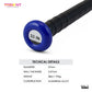 Trident Master Softball Bat - Blue (33")