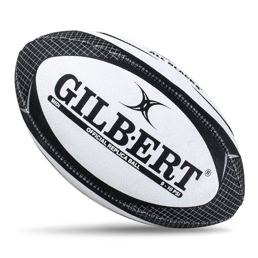 Gilbert All Blacks Midi Rugby Ball (Size 2)