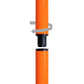 Trident Two-Piece Slalom Pole with Spring - Orange