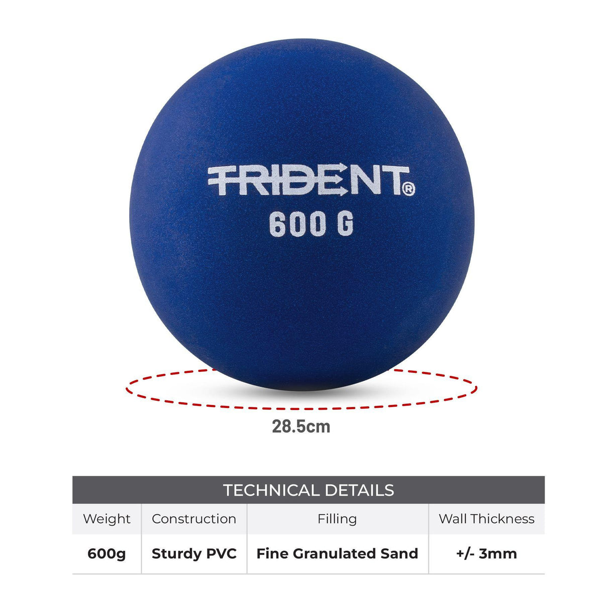 Trident Milestone Soft Shot Put - 600g