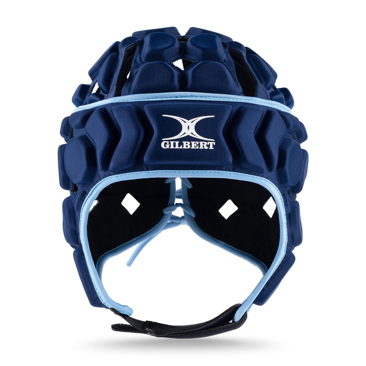 Gilbert Octane Headguard - Navy/Sky