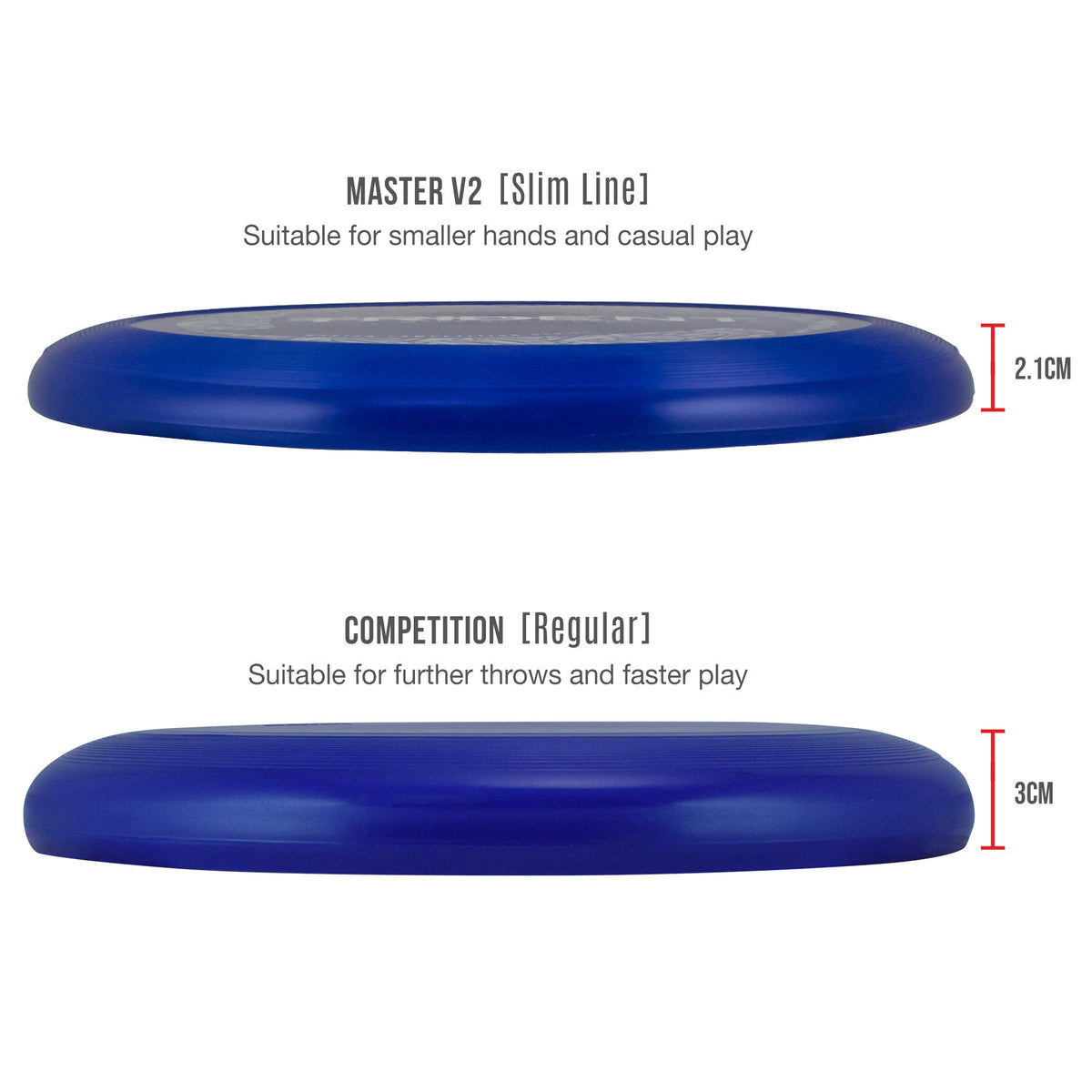 Trident Frisbee 175g - Reflex Blue (Regular/Slimline)