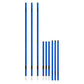 Trident Two-Piece Slalom Pole with Spring - Blue