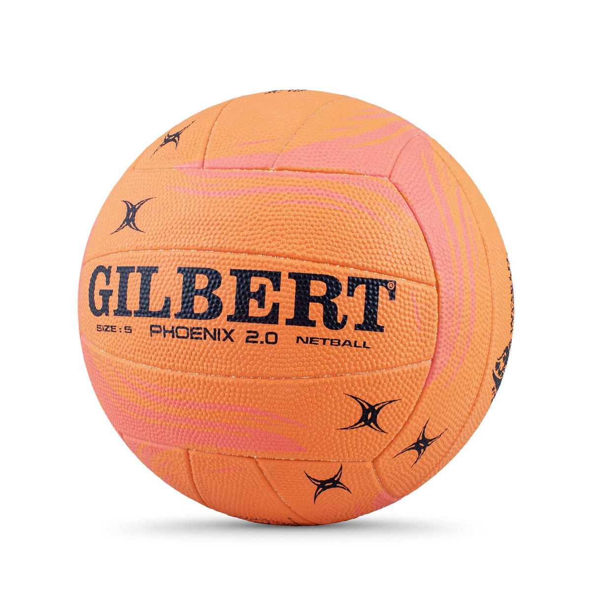 Gilbert Phoenix Match Netball - Coral (Size 5, 4)