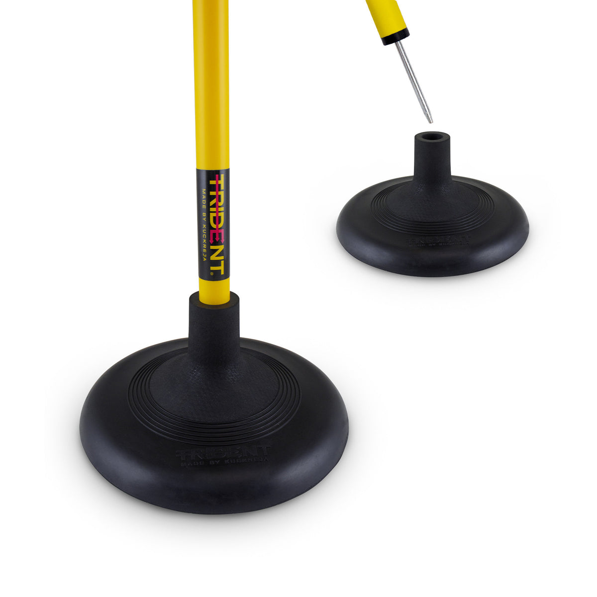 Trident Heavy Duty 32mm Slalom Pole Rubber Base (3kg)