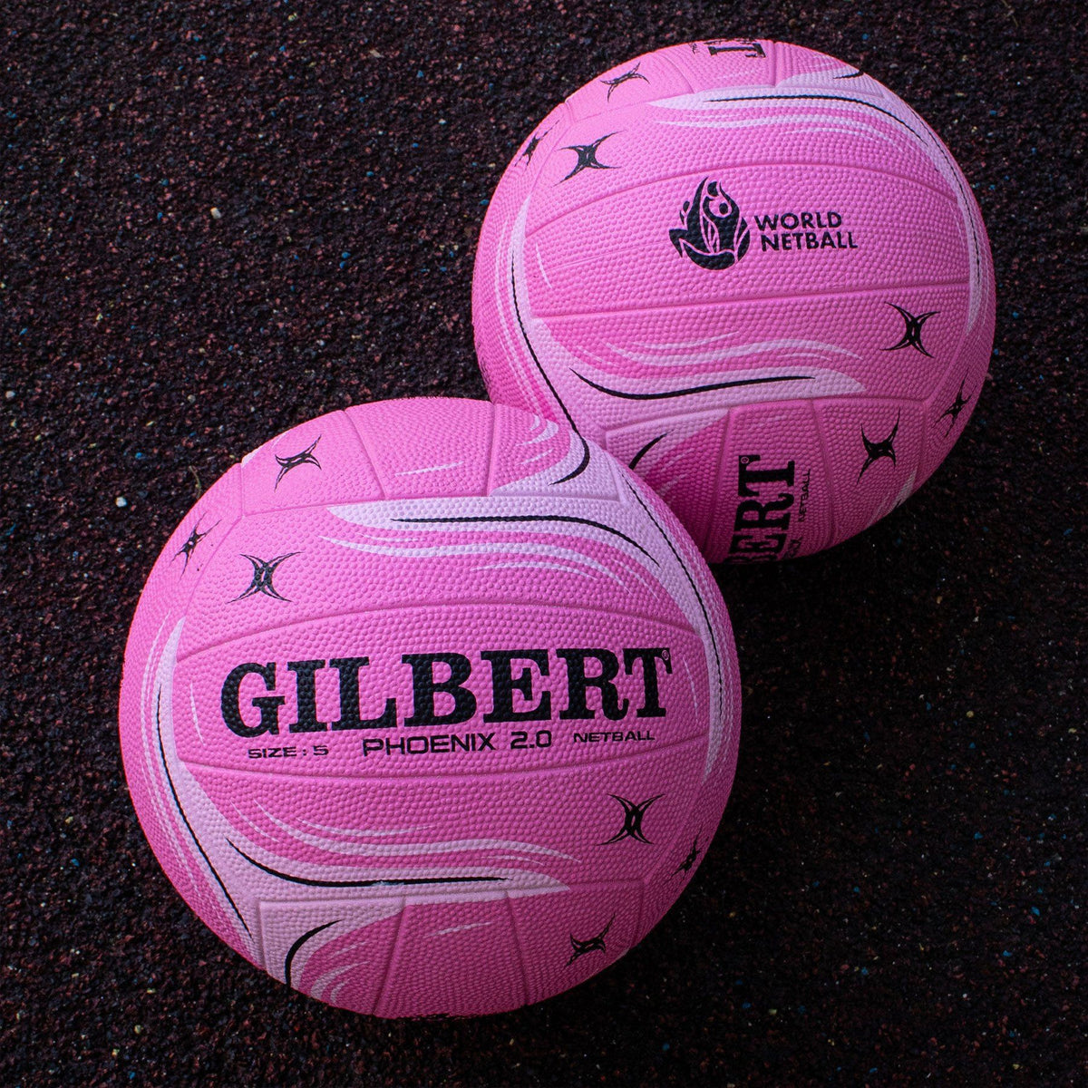 Gilbert Phoenix 2.0 Match Netball - Pastel (Size 5, 4)