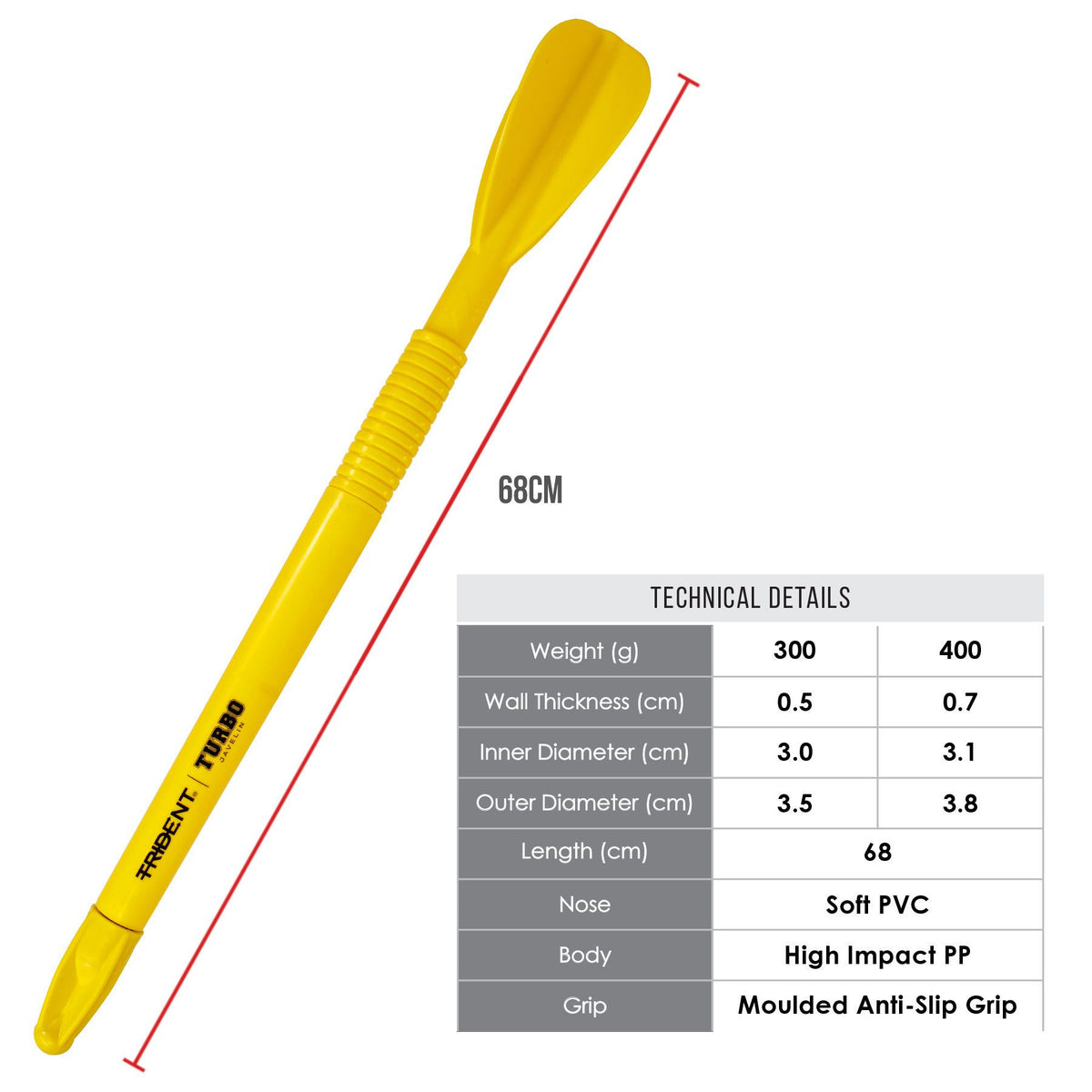 Trident Turbo Javelin - Yellow (300, 400g)