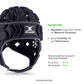 Gilbert Octane Headguard - Black/Grey
