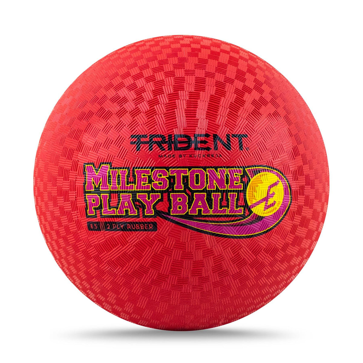 Trident Milestone Playground Ball (Dodgeball) - Red