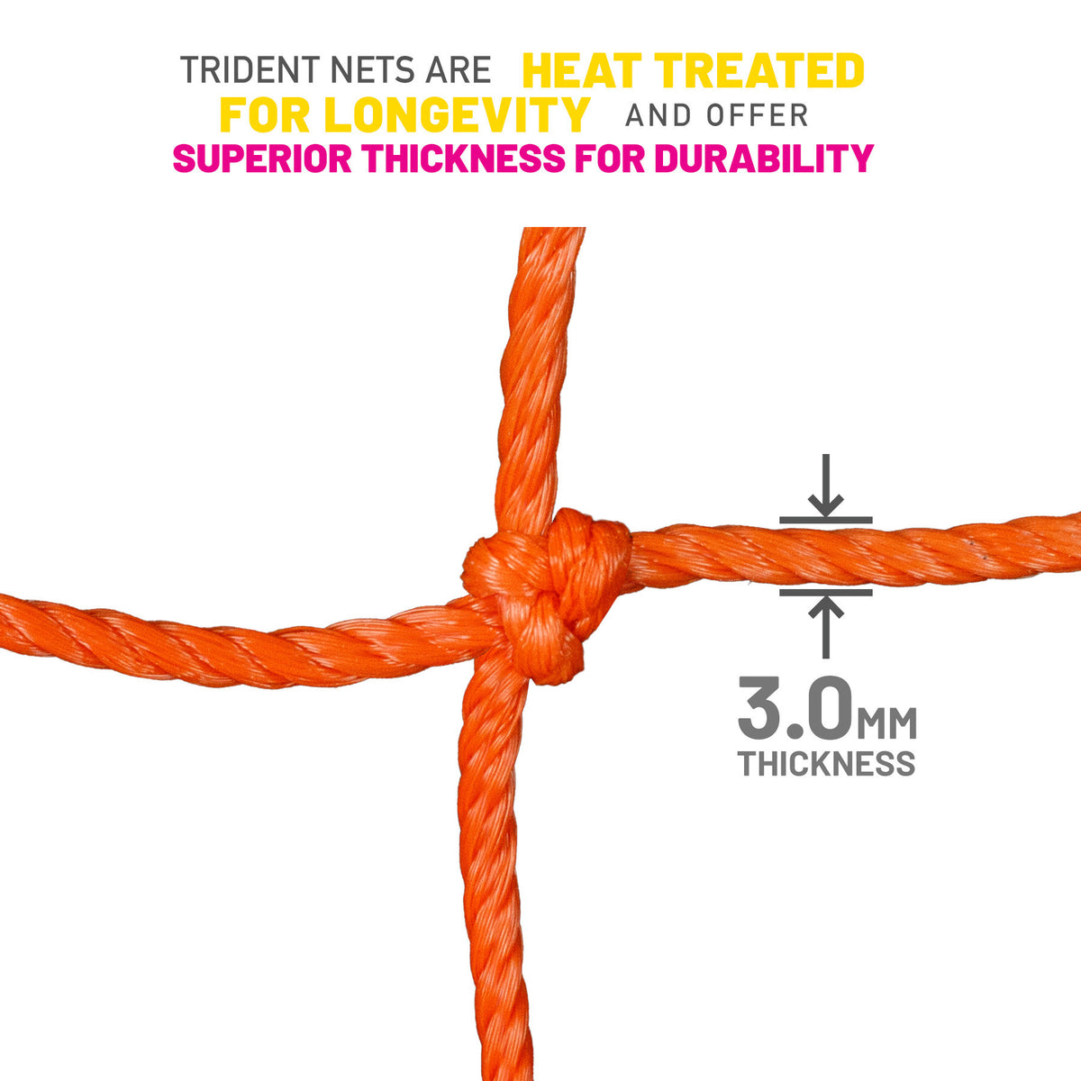 Trident T-30FN Futsal Net (Orange)