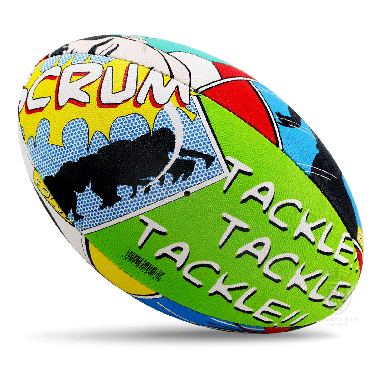 Gilbert Randoms Rugby Ball - Focus (Size 5)