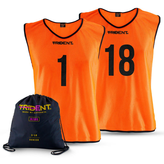 Trident Bibs with Bag - Orange (1-18)