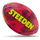 Steeden Flash Touch Rugby Ball - Crimson
