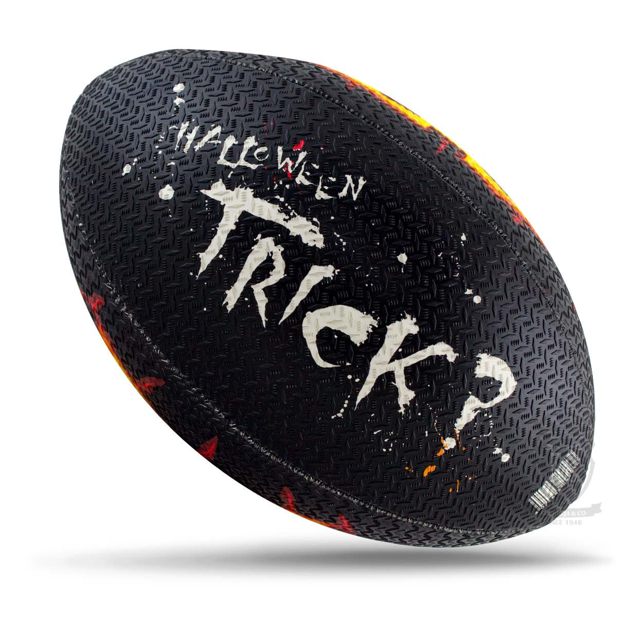 Gilbert Randoms Rugby Ball - Halloween (Size 5)
