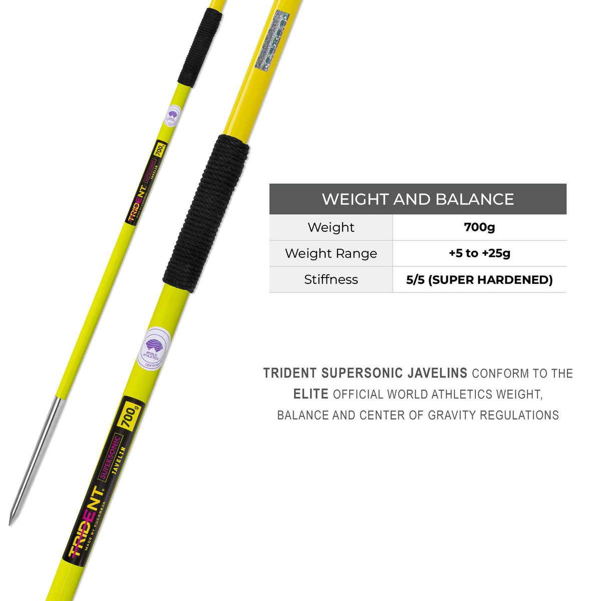 Trident Supersonic Javelin - 700g (WA Certified)