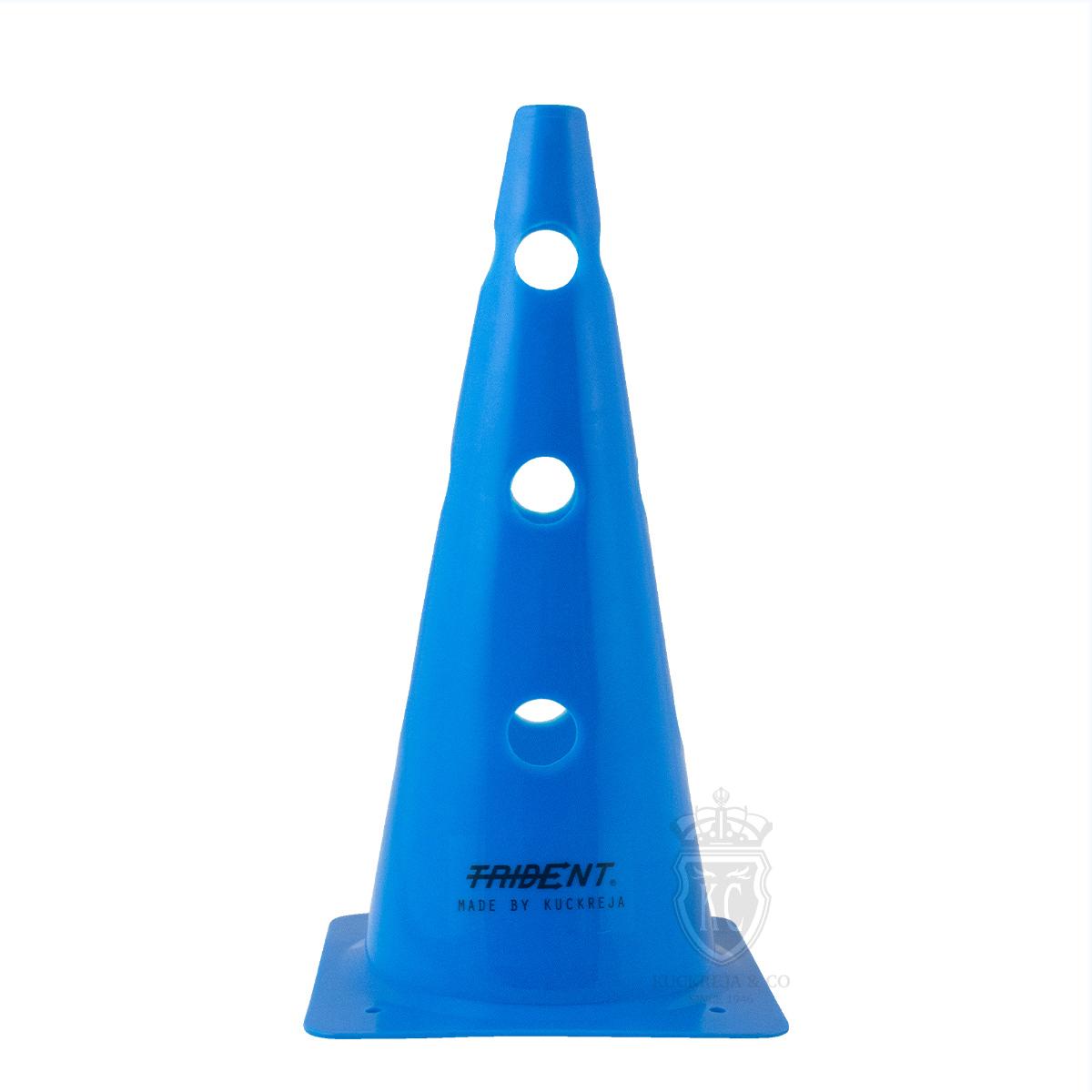 Trident 15" Cone with Holes - Sky Blue