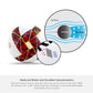 Trident Trial 2.0 Training Football - Size 5 (Chaos Red)