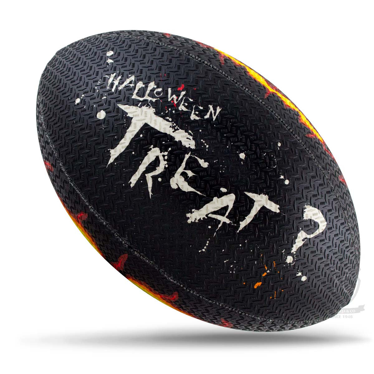 Gilbert Randoms Rugby Ball - Halloween (Size 5)