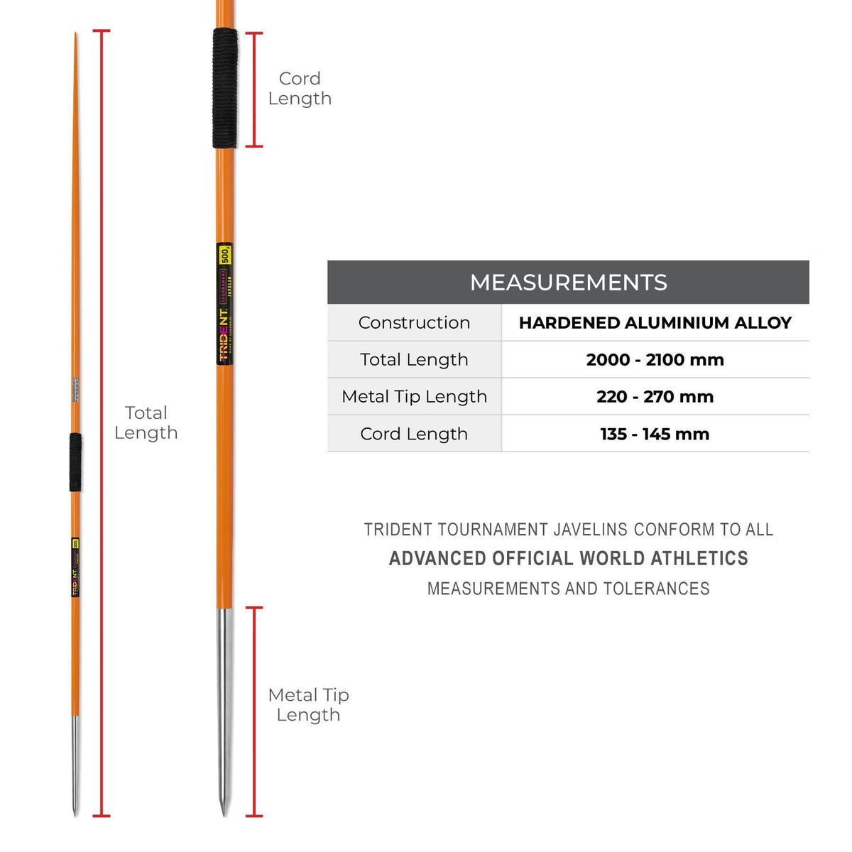 Trident Tournament Javelin - 500g