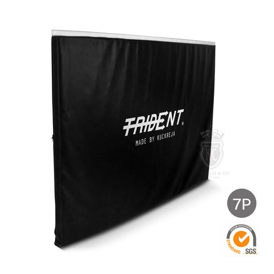 Trident Master Gym Mat with Velcro - 180 x 120 x 5cm (Black)