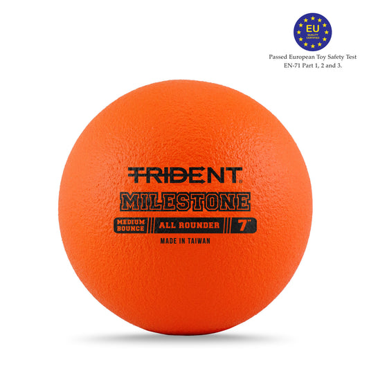 Trident Milestone All Rounder Foam Ball - Orange (7")