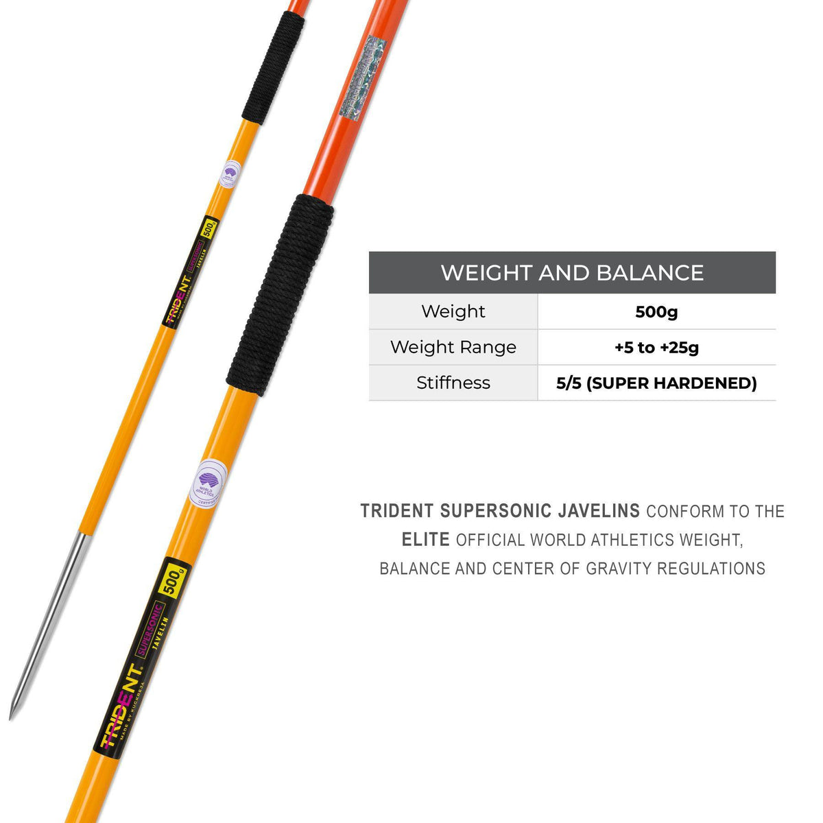 Trident Supersonic Javelin - 500g (WA Certified)