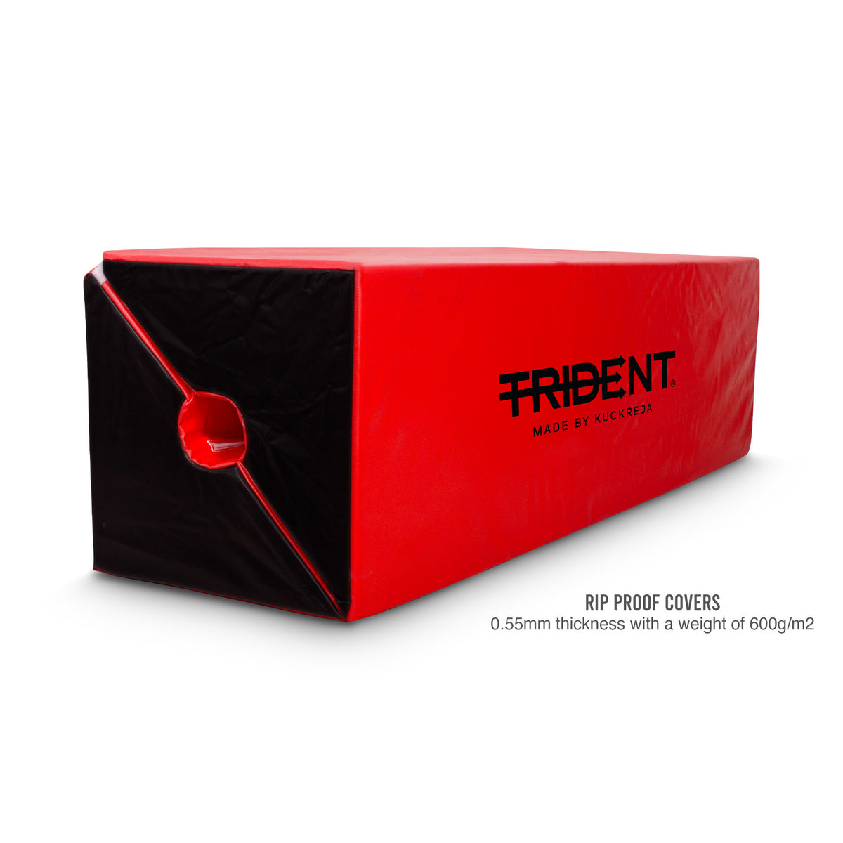 Trident Rugby Post Protectors - 20" x 20" (Set of 4) - Red