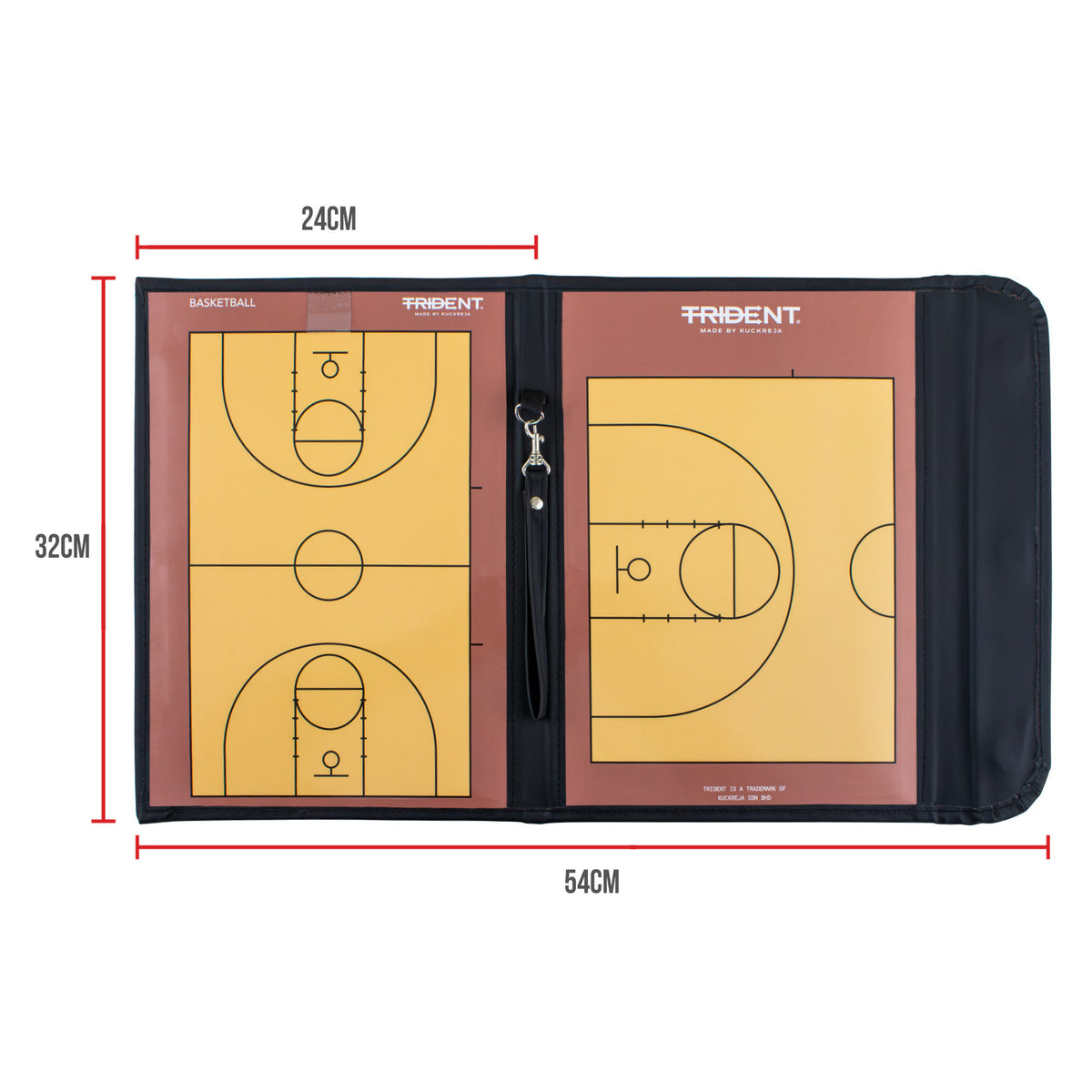 Trident Magnetic Coaching Folio - Basketball