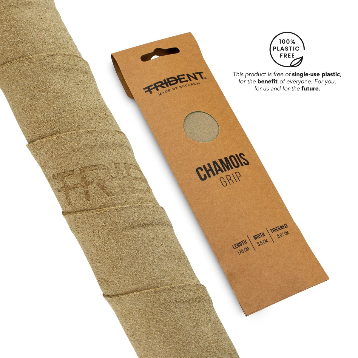 Trident Master Chamois Grip - Natural
