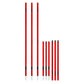 Trident Two-Piece Slalom Pole with Spring - Red