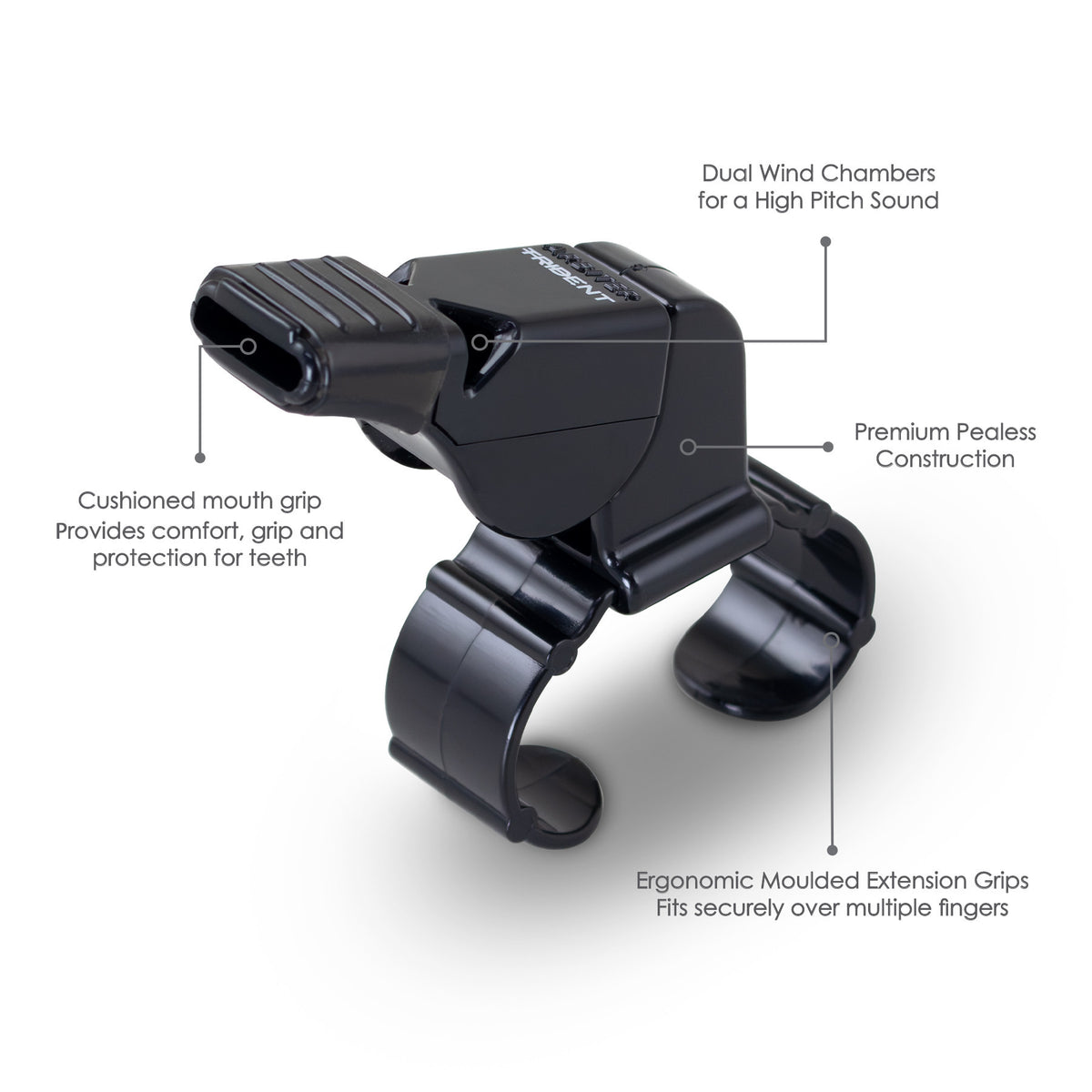 Trident Arbiter SG Finger Grip Whistle