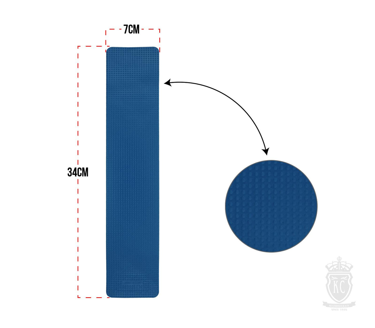Trident Rubber Straight Marker - Blue