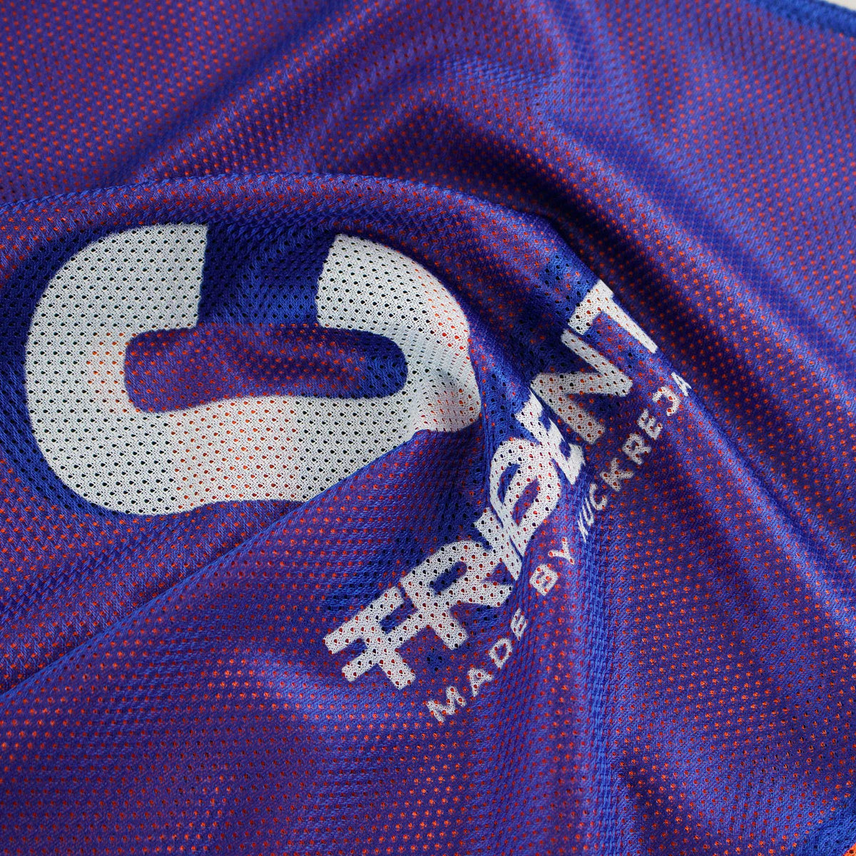 Trident Reversible Netball Bibs Set - Blue/Orange (Senior)