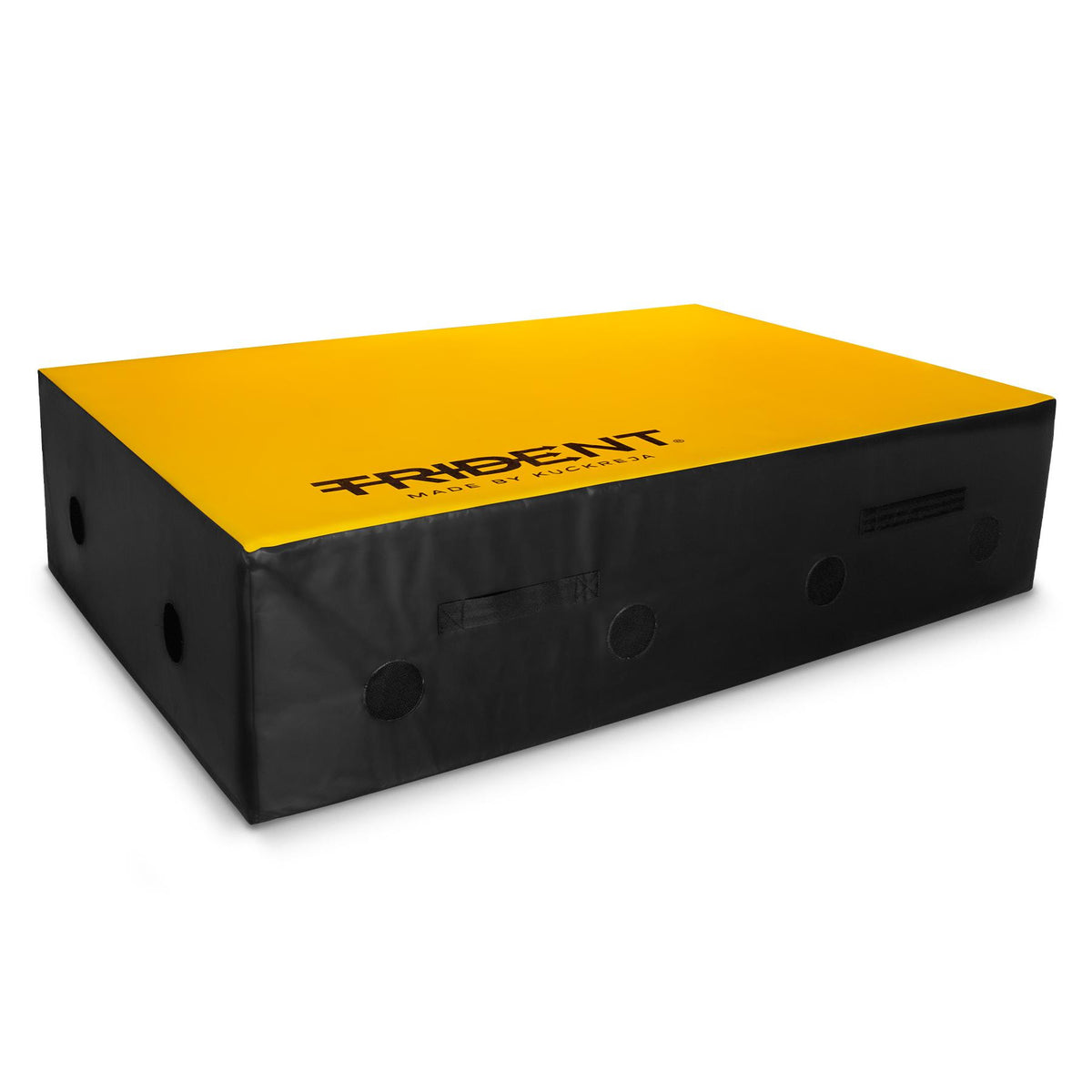 Trident High Jump Landing Mat – 6′ x 4′ x 18″ (Yellow/Black)
